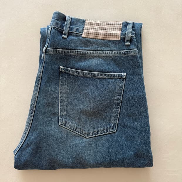 mfpen 레귤러진  워시드블루