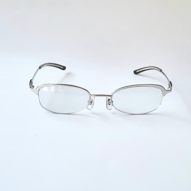 데드스탁   OGIS 실버 반무테 빈티지안경테 216