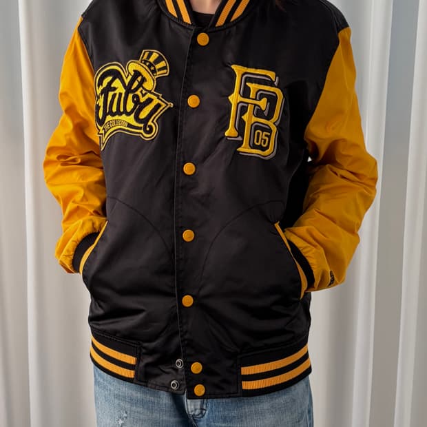 [M]FUBU 후부 올드스쿨 바시티 자켓