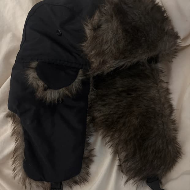 블랙 빈티지 군밤모자