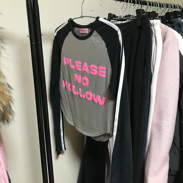 플리즈노팔로우 글리터 티셔츠