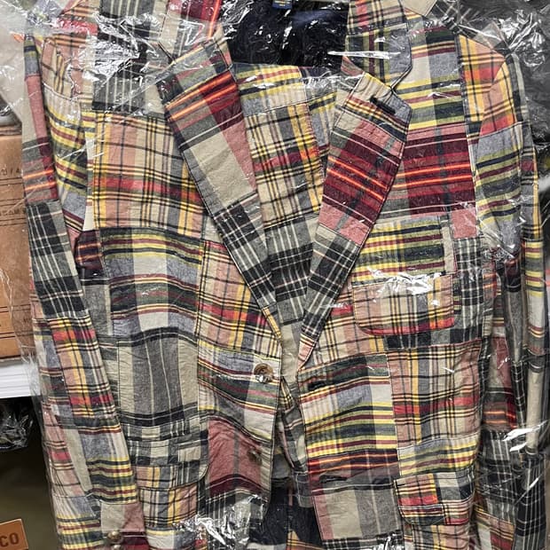 Polo Ralph Lauren 패치워크 플레이드블레이저