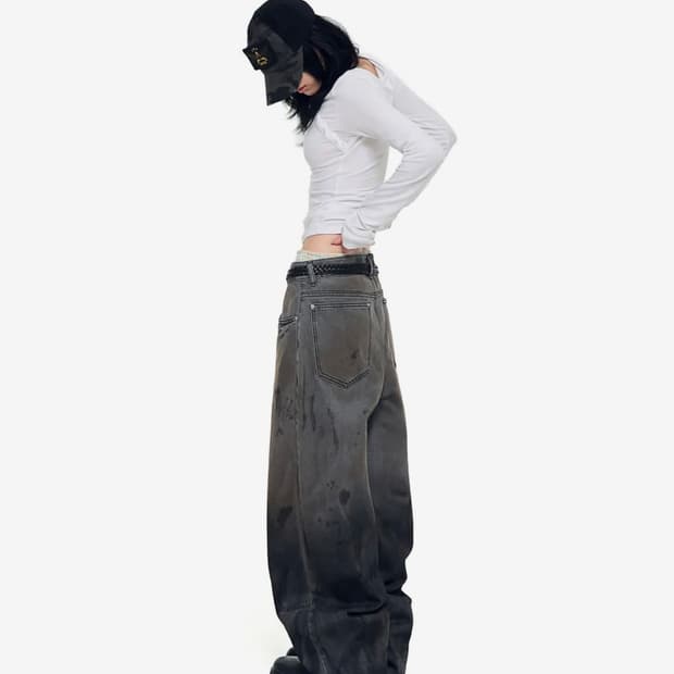 아캄 그라데이션 데님 팬츠