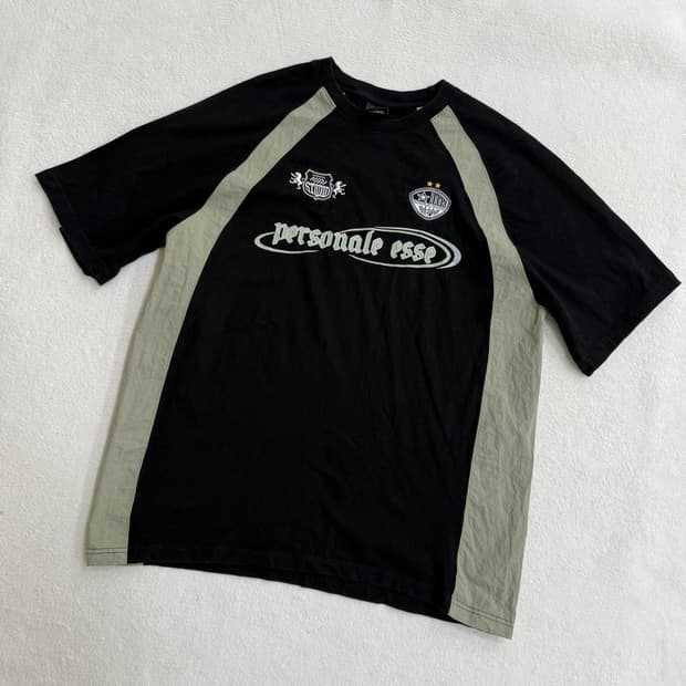 L 꼼파뇨 레글런 반팔 티셔츠 0413T