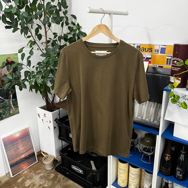 메종마르지엘라 스티치 반팔 티셔츠 50