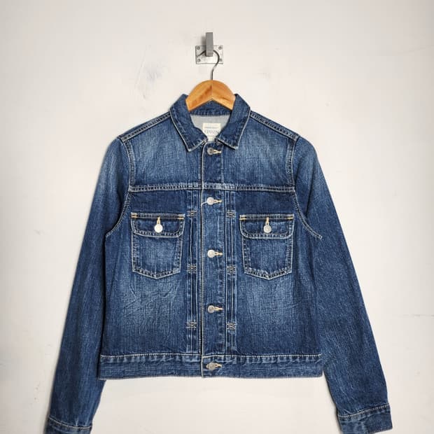 에드윈 데님 청자켓