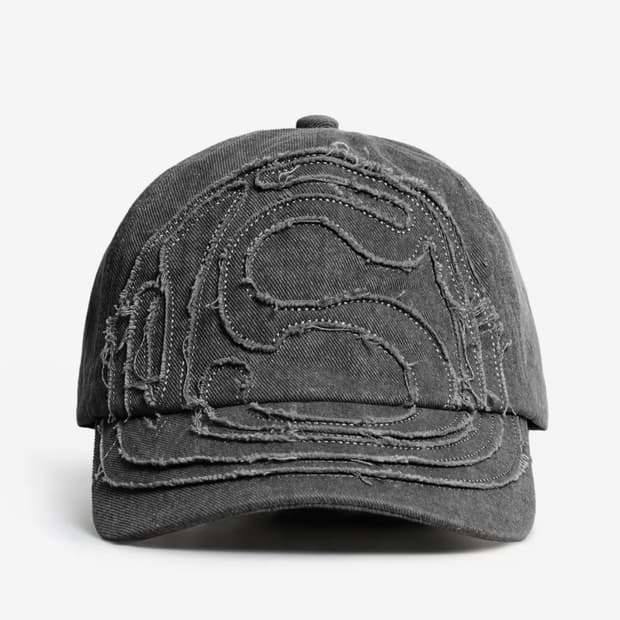 로어즈 Haze Distressed Cap - Charcoal