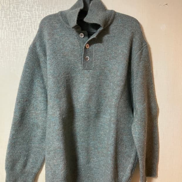 Youth Oversized Knit Collar Sweater