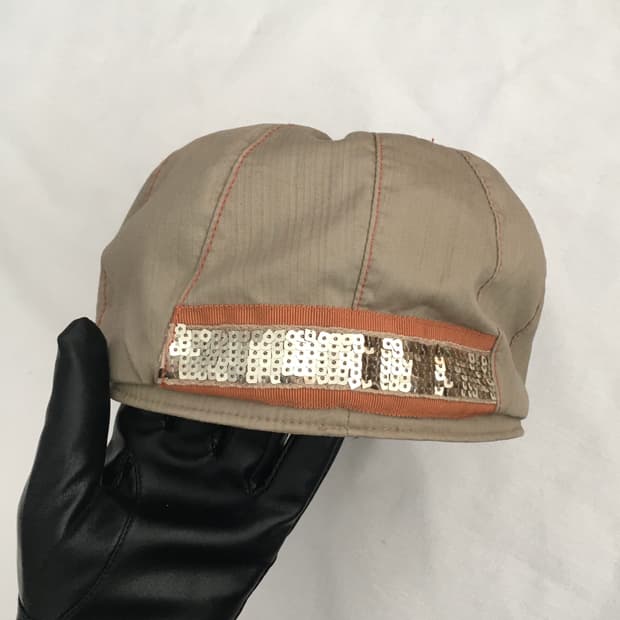 Anna Sui spangle hunting cap