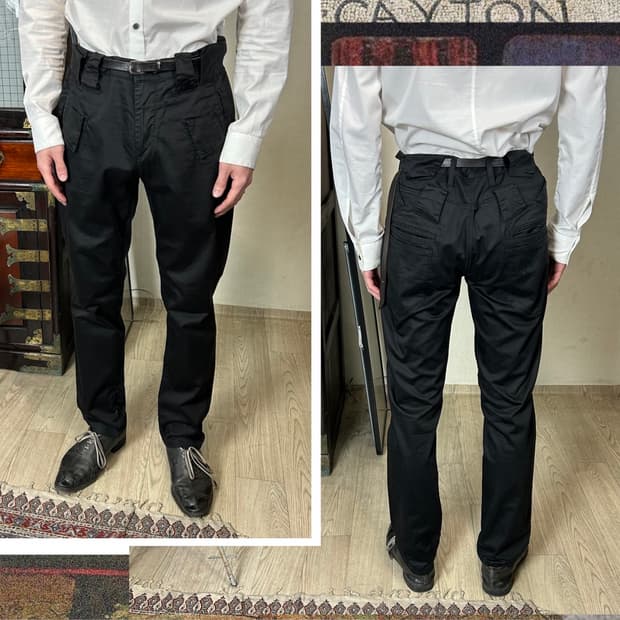 라프시몬스 SS2011 패치워크 코튼 팬츠