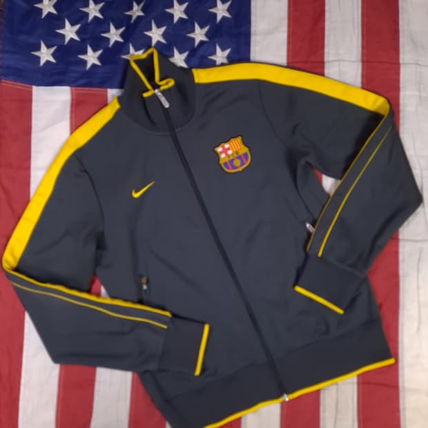 새제품급 오리지날 나이키 FC 바르셀로나 져지