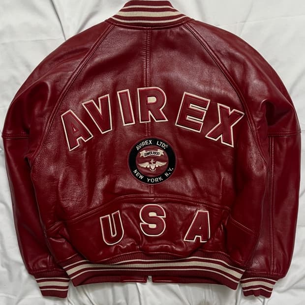 아비렉스 아이콘 가죽자켓