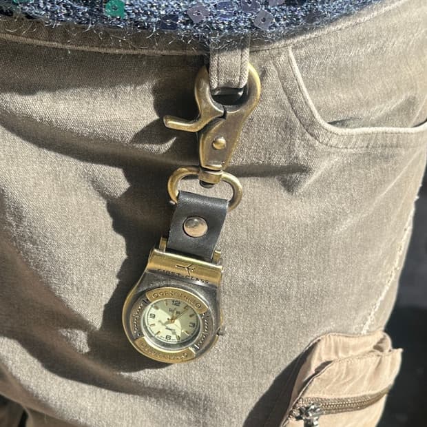 Vintage watch keyring⏱️