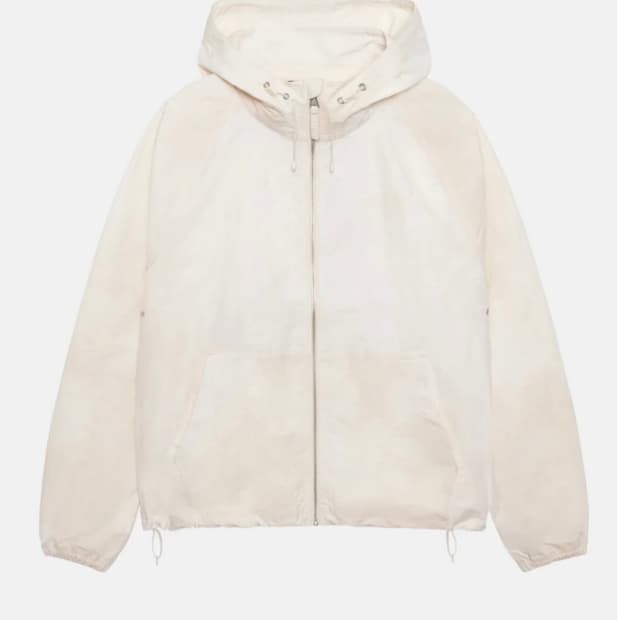 Stussy 스투시 비치쉘 웨이브 다이 자켓 본 