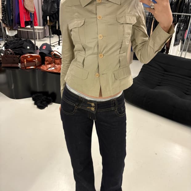 MAX&CO safari crop jacket 