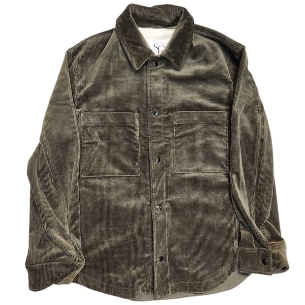 SOLID 코듀로이 셔츠 자켓