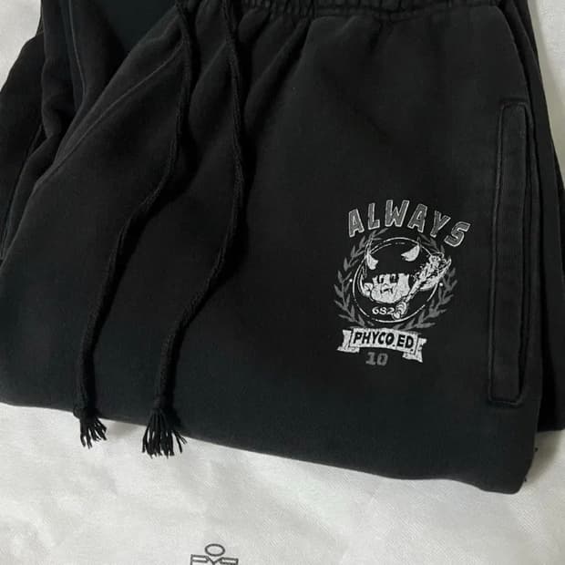 [3] 폴리테루 pe 스웻팬츠 워시드블랙