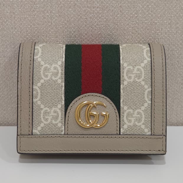 구찌 수프림 오피디아 금장 반지갑