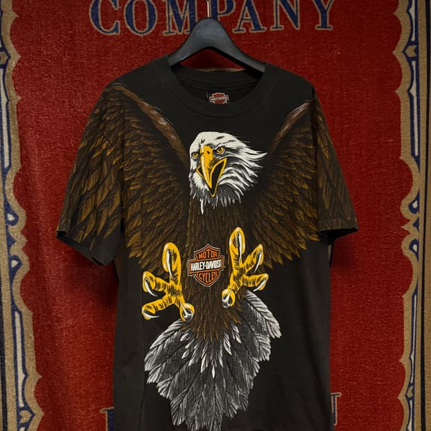 할리 티셔츠 M usa made