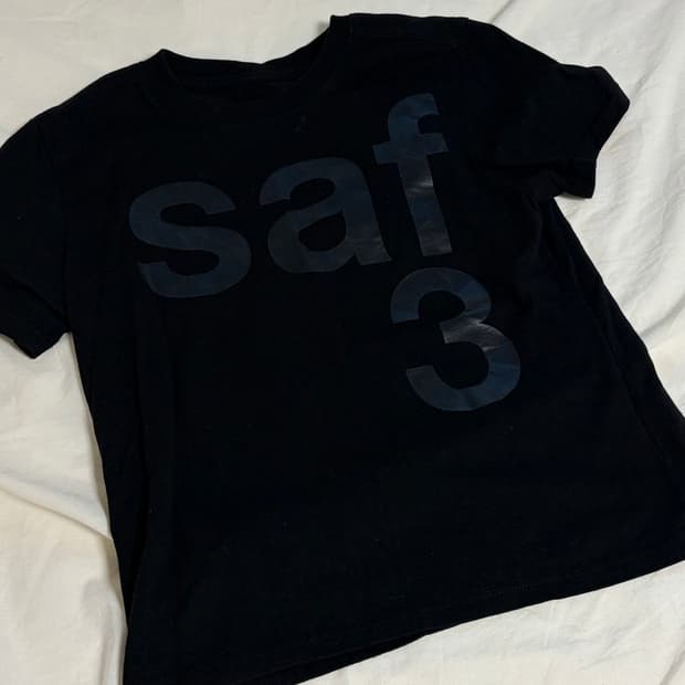 사파리스팟 베이직 티셔츠 블랙 (여성)