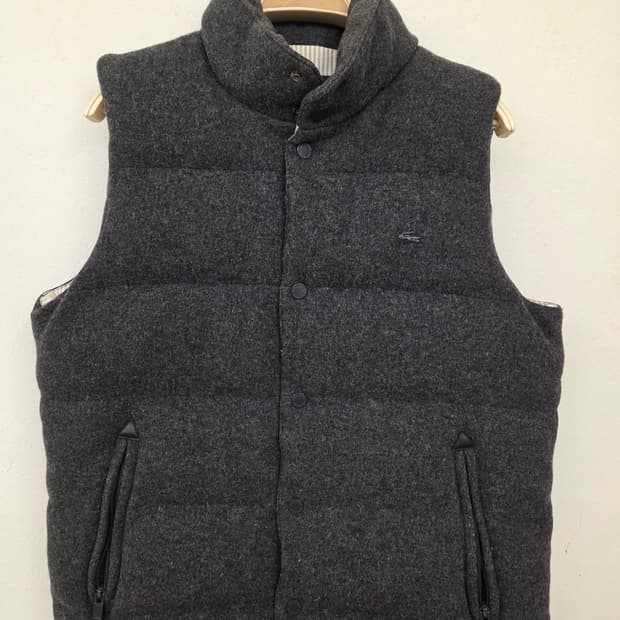 라코스테 다운패딩 조끼