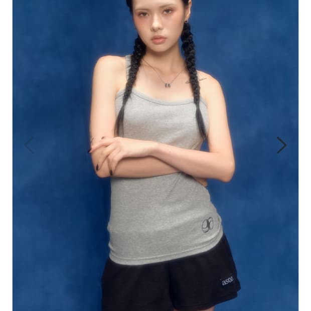 애즈온 슬리브리스 TILDA SLEEVELESS / GRAY