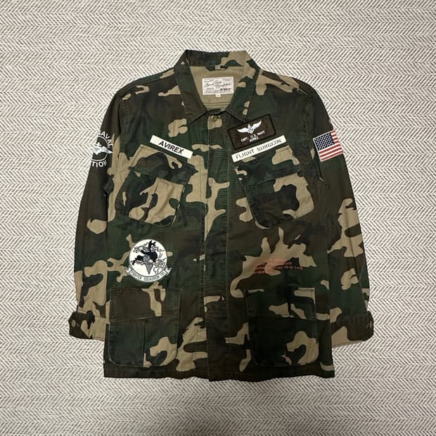 AVIREX military camo jacket