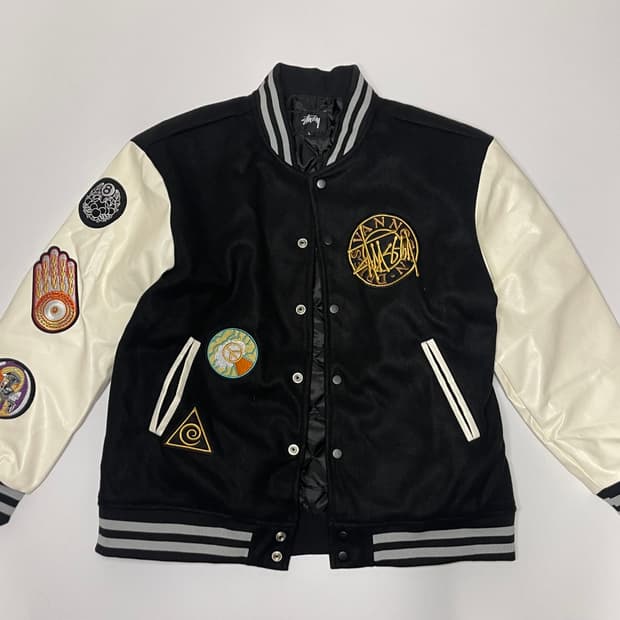 스투시 바시티 자켓 L