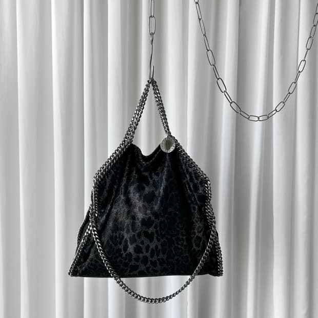 스텔라 맥카트니 레오파드 팔라벨라 토트백