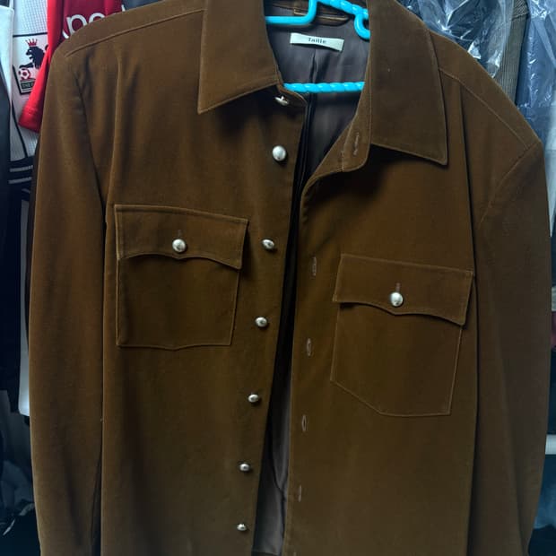 타일레 벨벳셔츠 1사이즈