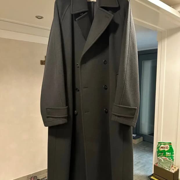 비긴202 밀리터리 더블 브레스티드 코트3