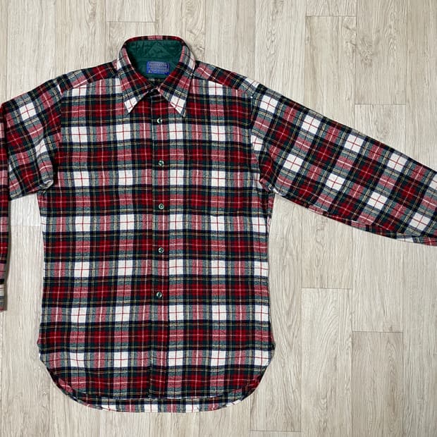 100) 70's 펜들턴 체크 울셔츠(미국제)RRL&LVC&폴로