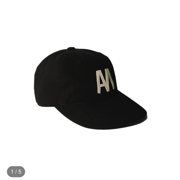 AM APPLIQUE LOGO CAP 루크 모자