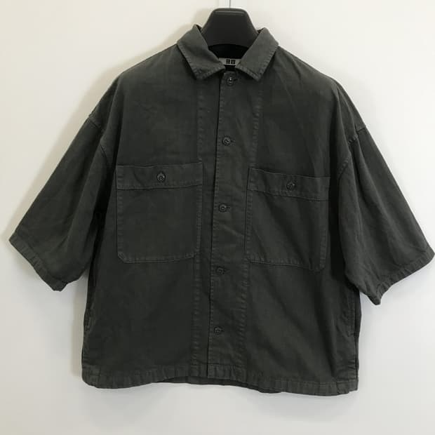 유니클로U 오버사이즈 워크셔츠 [M]