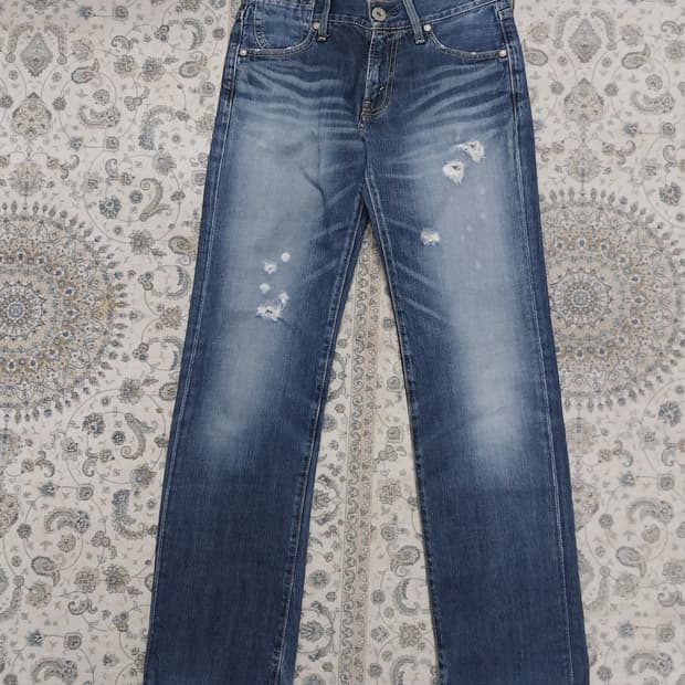 리바이즈 데미지 데님 팬츠 26