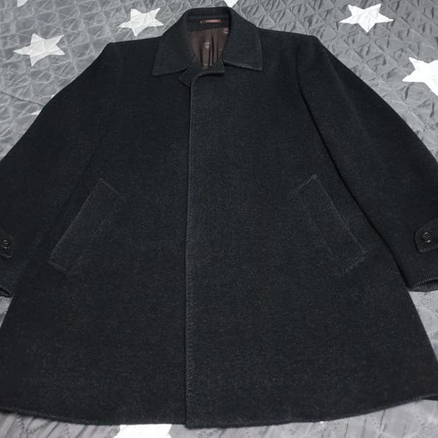 브루노바피 이태리 클래식 앙고라 혼방 울  미디 코트 (L)