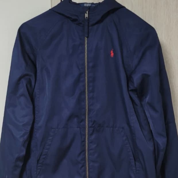 폴로 랄프로렌 네이비 후드 점퍼 S