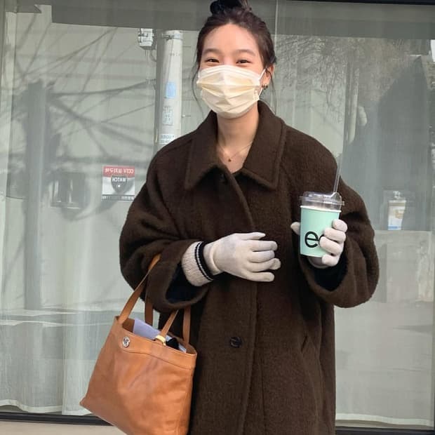 미닛뮤트 캐비어 토트백 (카멜)