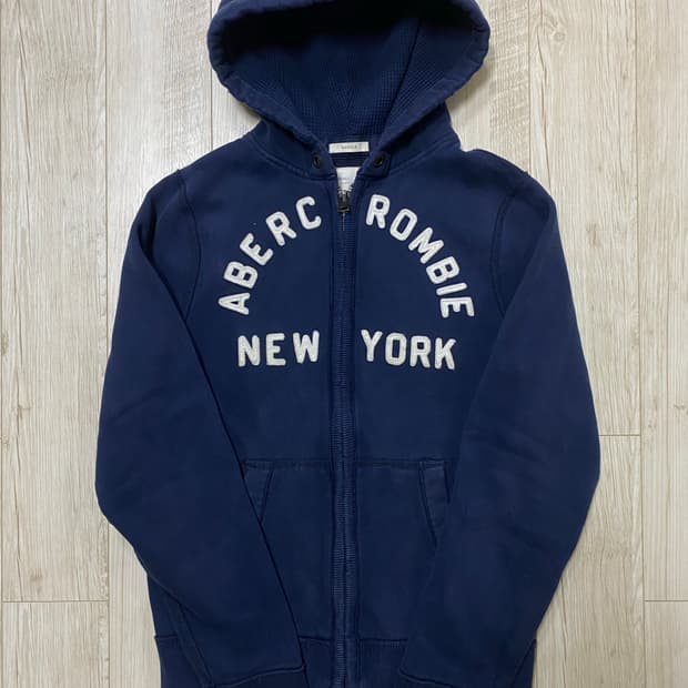 아베크롬비 후드집업 네이비 m