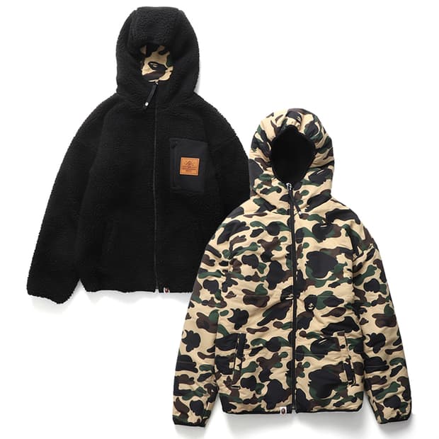 A BATHING APE Reversible Hoodie jacket