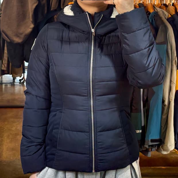 홀리스터 네이비 패딩