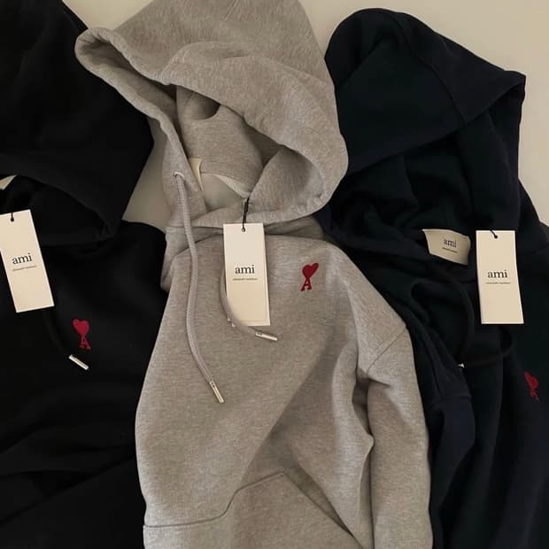 아미 후드티 새상품