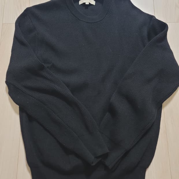 [구2사이즈, 현4사이즈] 브라운야드 에센셜 니트스웨터 블랙