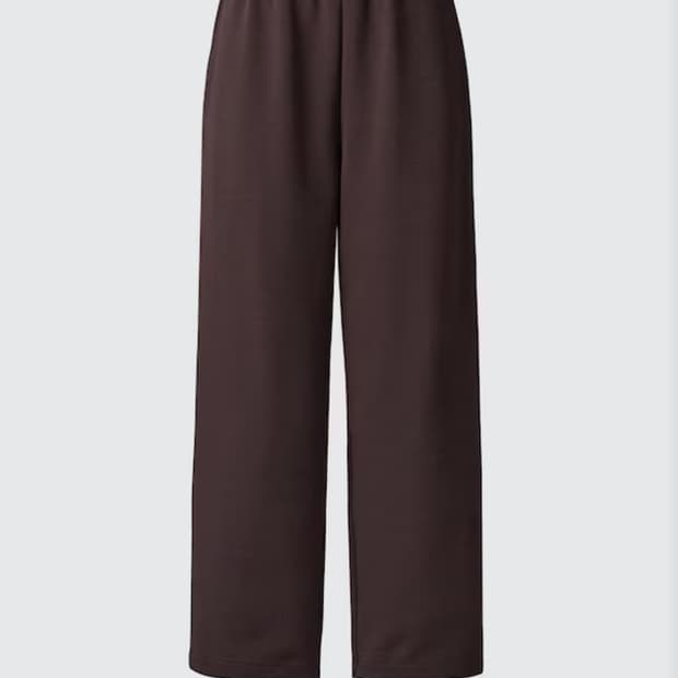 유니클로 스웨트와이드팬츠(다리길이66~72cm)