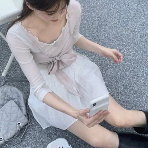 Modo 뷔스티에+티셔츠세트