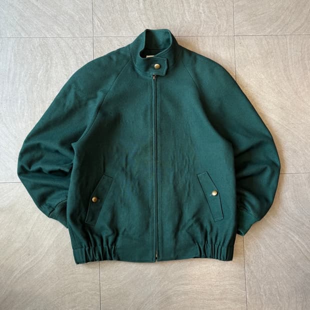 90s 90년대 미국 생산 펜들턴 그린 울 블루종 자켓