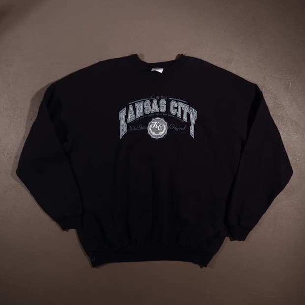 헤인즈 USA 컬리지 스웻셔츠 