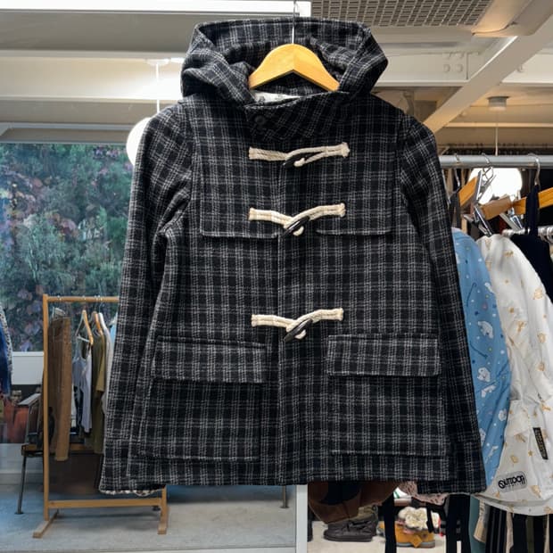 Factotum 체크 더플 코트