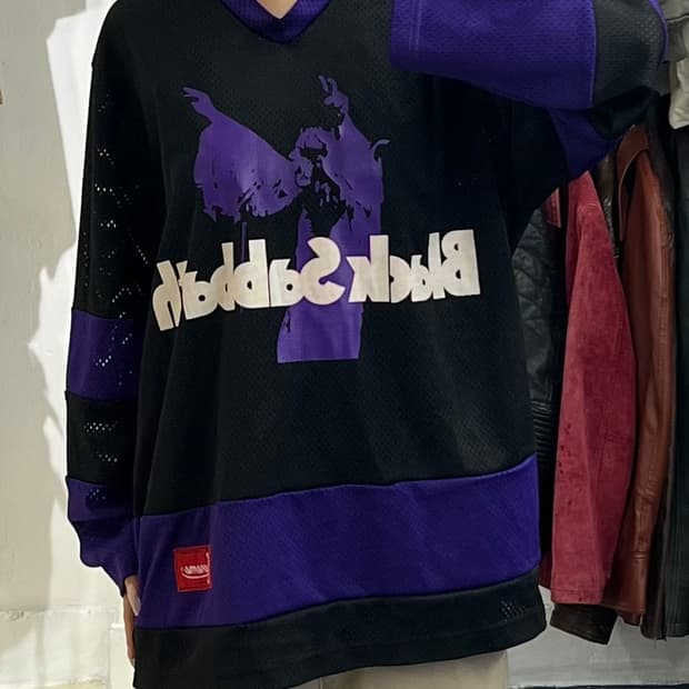Supreme 슈프림x 블랙 사바스 져지 슬리브
