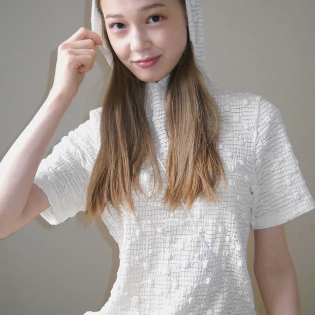 페스토 도트 후디 블랙 dot hoodie